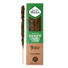 Incienso SAGRADA MADRE Hierbas Eucalipto,Laurel y Cedro