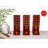 Incensario TABLA madera Seeshami Forma L-3 Diseños Versión Oro