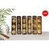 Incensario TABLA Madera acabado Quemado Oro-6 Diseños