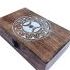CAJA madera rectangular tallado