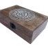 CAJA madera tallada Triqueta Celta